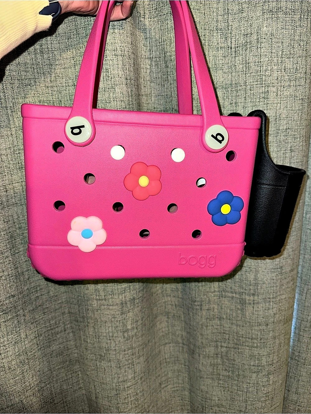 Bogg Pink Floral Tote Like New - Picture 2 of 2
